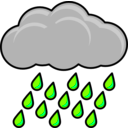 download Raincloud clipart image with 270 hue color