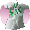 download Castle clipart image with 135 hue color