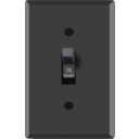 download Light Switch On clipart image with 270 hue color