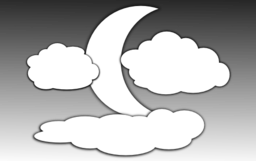 Clouds And The Moon 2