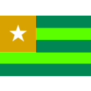 download Flag Of Togo clipart image with 45 hue color