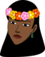 Woman Wearing Hawaiian Lei