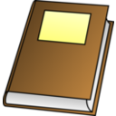 download Book clipart image with 0 hue color