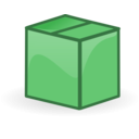 download Closed Box clipart image with 90 hue color