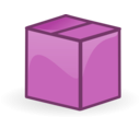 download Closed Box clipart image with 270 hue color