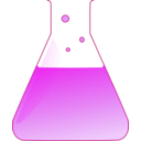 download Chemistry Flask clipart image with 90 hue color