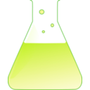 download Chemistry Flask clipart image with 225 hue color