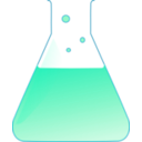 download Chemistry Flask clipart image with 315 hue color