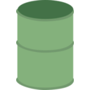 download Barrel clipart image with 90 hue color