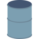 download Barrel clipart image with 180 hue color