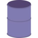 download Barrel clipart image with 225 hue color