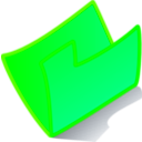 download Folder Yellow clipart image with 90 hue color