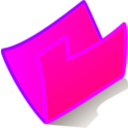 download Folder Yellow clipart image with 270 hue color