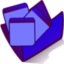 download Folder Applications clipart image with 180 hue color