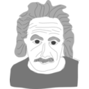 download Einstein clipart image with 45 hue color