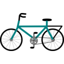 download Bicycle clipart image with 180 hue color