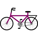 download Bicycle clipart image with 315 hue color