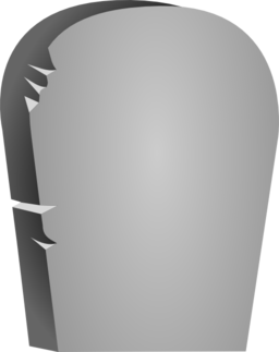 Halloween Rounded Tombstone