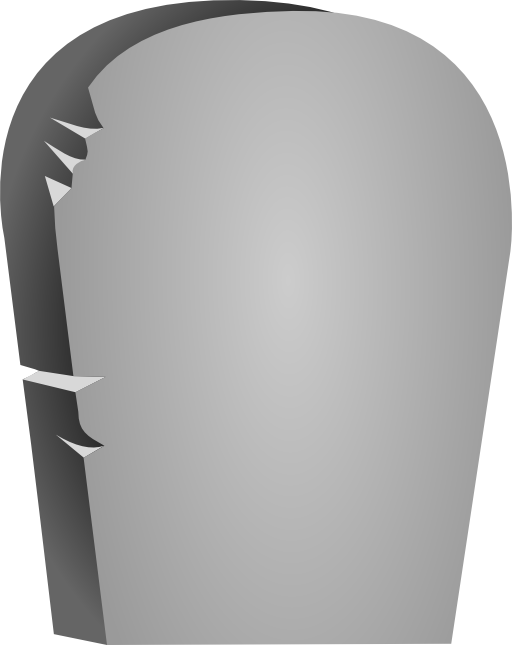 Halloween Rounded Tombstone