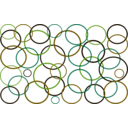 download Wallpaper Circles clipart image with 45 hue color