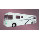 download Diesel Motorhome clipart image with 135 hue color