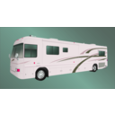 download Diesel Motorhome clipart image with 315 hue color