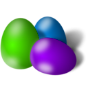 download Easter Eggs clipart image with 90 hue color