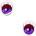 download Monster Eye Sticker 1 clipart image with 225 hue color