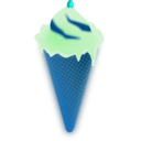 download Ice Cream clipart image with 180 hue color