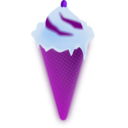 download Ice Cream clipart image with 270 hue color