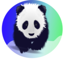 download Save The Pandas clipart image with 45 hue color