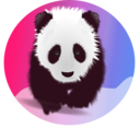 download Save The Pandas clipart image with 135 hue color