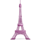 download Eiffel Tower clipart image with 270 hue color