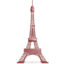 download Eiffel Tower clipart image with 315 hue color