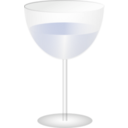 download Wine Glass clipart image with 225 hue color