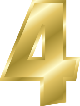 Effect Letters Alphabet Gold