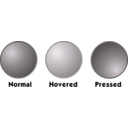 download Grey Web Button Template clipart image with 225 hue color