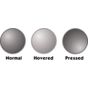 download Grey Web Button Template clipart image with 270 hue color