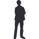 download Person Outline 3 clipart image with 45 hue color