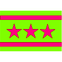 download 3 Star Flag clipart image with 90 hue color