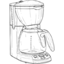 download Coffee Maker clipart image with 180 hue color