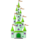download Castle clipart image with 90 hue color