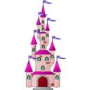 download Castle clipart image with 315 hue color