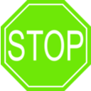 download Stop clipart image with 90 hue color