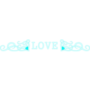 download Hearts clipart image with 180 hue color