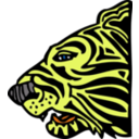 download Tiger Head clipart image with 45 hue color