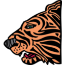 download Tiger Head clipart image with 0 hue color