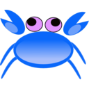 download Red Crab clipart image with 225 hue color