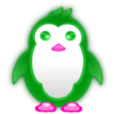 download Small Penguin clipart image with 270 hue color