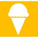 download Ice Cream Icon clipart image with 45 hue color